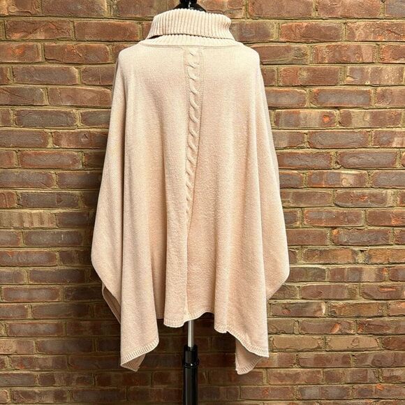 Shiraleah Women’s Turtleneck Sweater Cape Poncho One Size - Picture 4 of 6